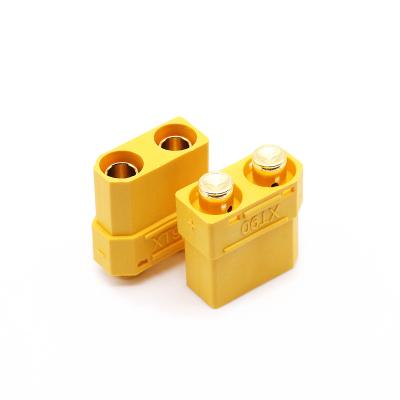 China Model Battery Plug Massive Xt90PB Rc Lipo Battery Plug PCB Board Parts XT90PB-M XT90PB-F 60A 4.5mm Gold Banana Bullet Plug PCB Board Male Female Brass Boar for sale