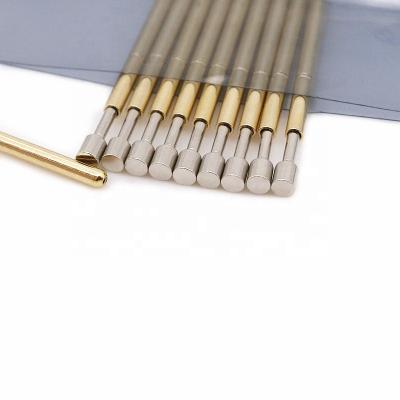 China Test Probe Shape Flat Tip P02/P50/P75/PL75/P100/P160/P125/P156 Type-G For IC Pogo Pin PCB Test Probe PCB Die 0.9/ 1.4/1.7/2.4/2.75MM for sale