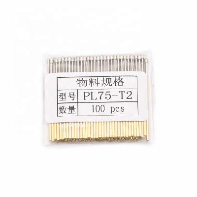 China PL75-t2 Test Probe Diamond Head Type Test Diameter 1.02mm Length 33.35mm For PCB Test Probe PCB Pogo Die IC Pogo Terminal 1.40MM for sale