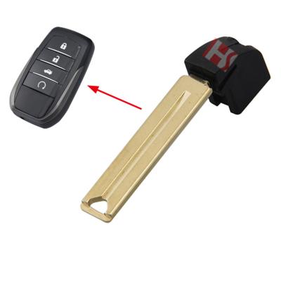 China Original Spare Car Smart Card Mute Key Car Spare Part White Copper Keys Small With Holes For Toyota Crown for sale