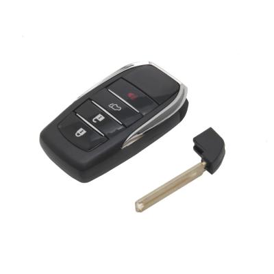 China To Program 433 Mhz 0182 Brand New Black Car With PCB 8a Smart Key For Toyota for sale