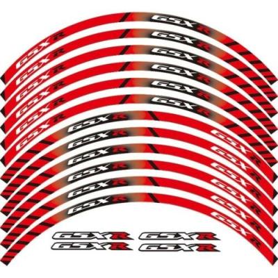 China High quality 17 inch RIM STRIPES vinyls ROLL DECALS STRIP STICKERS STEREO for SUZUKI GSX-R GSXR 600/750/1000 for sale