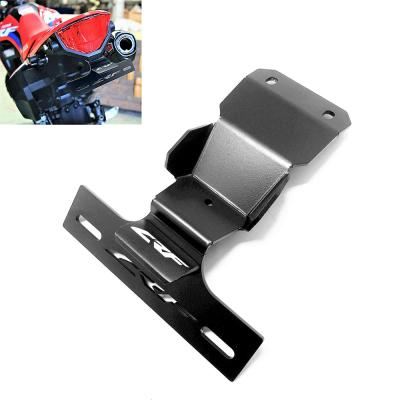 China Aluminum Rear License Plate Bracket Tail Tidy LED Shock Absorber Suppressor For HONDA CRF 300L 2021/CRF 300L RACE 2021 for sale