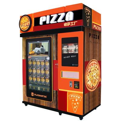 China Ads Display Vending Machine Pizza Fresh Fast Hot Food Pizza Vending Machine Fully Automatic For Sale Egypt Malaysia Distributeur Automatique for sale