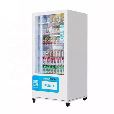 China Shopping Mall Office Buildings wholesale cheap snack vending machines with bullet proof glass drink beer vending machine for draft beer can bottle smart vendor for sale