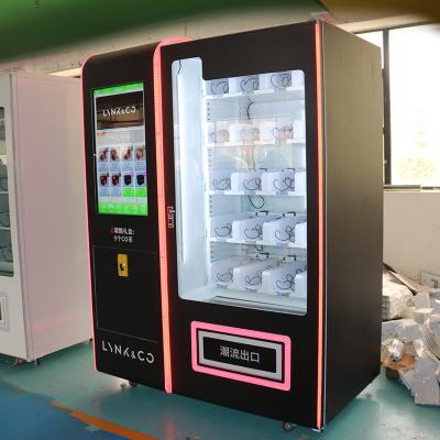 China Shopping Mall Office Buildings small automatic vending machine for foods and drinks combo slim mini cash and card snack and cold drink vending machine for sale