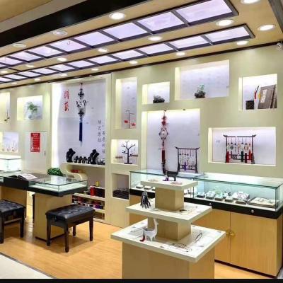 China Customized Jewelry Showroom Display Jewelry Store Furniture Design Showcase Cabinet One Stop Solution Customized for sale