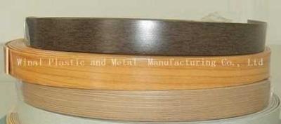 China Furniture wood grain edge banding,PVC,ABS,double color,color & size can be customized. for sale