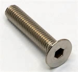 China M4-M12 Countersunk inner hexagonal bolt.Copper,iron,SS,AL.Plating as per drawing request. for sale