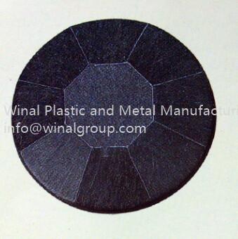 China Button shaped diameter 40mm  metal onlay tags for bags,iron alloy or OEM per request. for sale