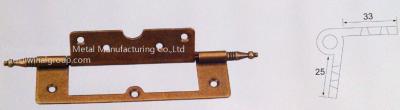 China Crown head hinge size L152 W47 yellow zinc plating,size & finish can be OEM per drawing. for sale