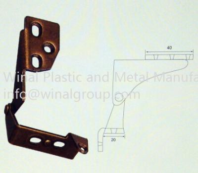 China Furniture hinge,antique bronze,L140mm*W20mm,size & finish can be OEM per drawing. for sale