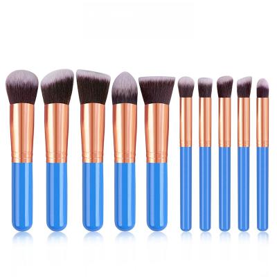 China Angular Blush Factory Supply Attractive Price Custom Size Travel Set Makeup Brush Up Basic Set Color for sale