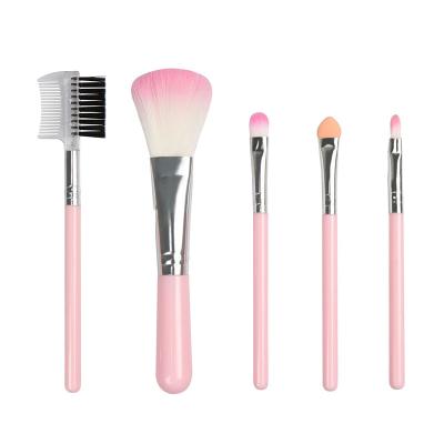 China Angular Blush Hot Wholesale OEM Professional Mini Eyeshadow Brush Eyebrow Comb Makeup Brush Set for sale