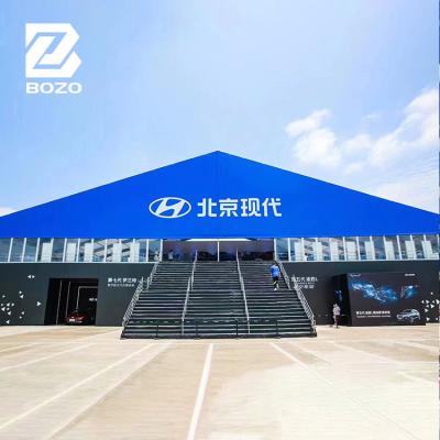 China Outdoor PVC Party Aluminum Structure White Trade Show Tent For Commercial Event for sale