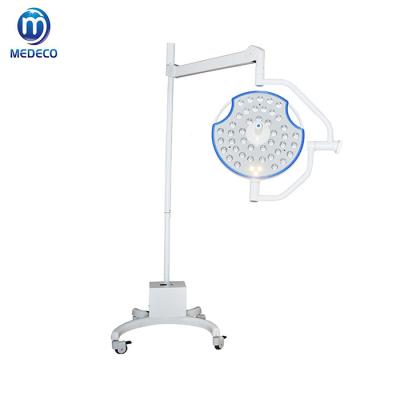 China Hospital Dispositivos médicos Cirugía UCI Clínica Teatro Tipo móvil 500 LED Luz quirúrgica con batería en venta