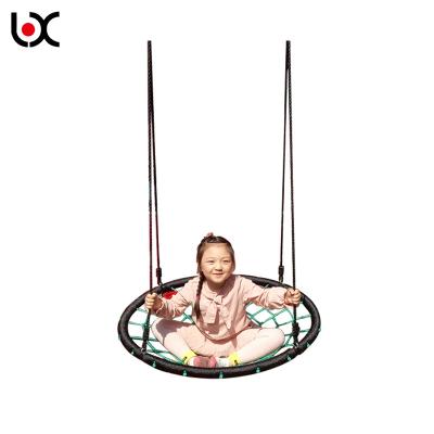 China New style kids outdoor net swing, high back full bucket toddler patio swing seat for sale