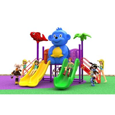 China Attractive Plastic Children Preschool Outdoor Playset For Kindergarten for sale