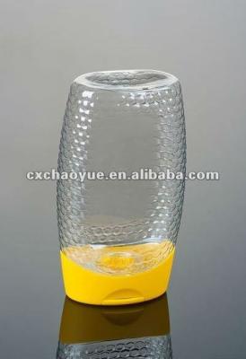 China Honey Candy 360ml Honey Packing Bottle , Plastic Honey Bottles With Squeeze Cap for sale