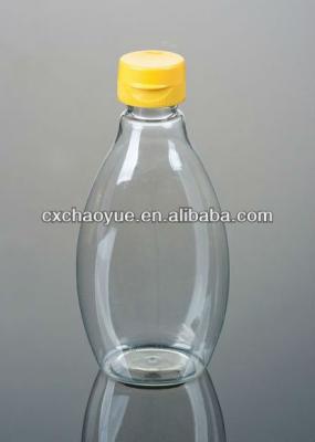 China Clear Spherical Bottle 360ml , Plastic Juice Food Plastic Pet Bottle for sale