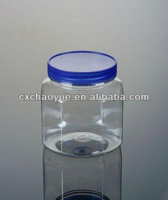 China Honey Pet Bottle Wide Mouth packaging for honey, candy jars for sale