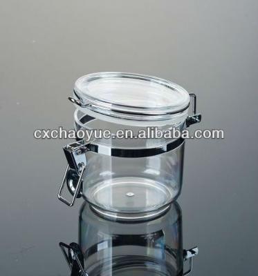 China High Food Grade Plastic AS Cosmetic Jar 8oz for sale