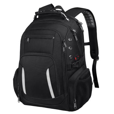 China With USB Wholesale Laptop Backpacks Waterproof Men Women Travel Backpacks With Luggage Strap Anti-theft Backpack for sale