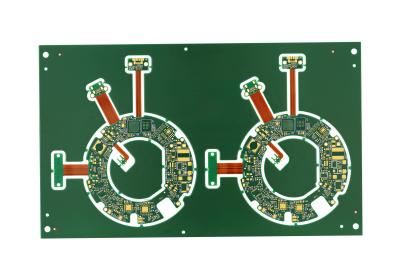 China Buena flexibilidad Flexible Rígido ensamblaje de PCB 52L Máximo de la capa de curvatura de radio 0,5-10Mm en venta