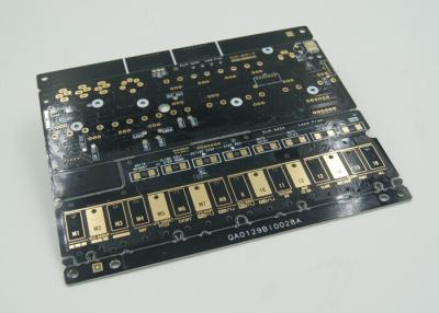 China Gold Finished 12 Layer PCB Board Black High Density Interconnect PCB With BGA for sale