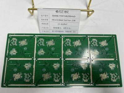 China Durable HDI PCB Board 6-32 Layer HDI Four Sides Half Holes Laser Hole Size 0.075mm for sale