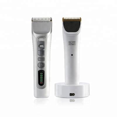 China 4 hour cordless rechargeable trimmer with LED display for sale