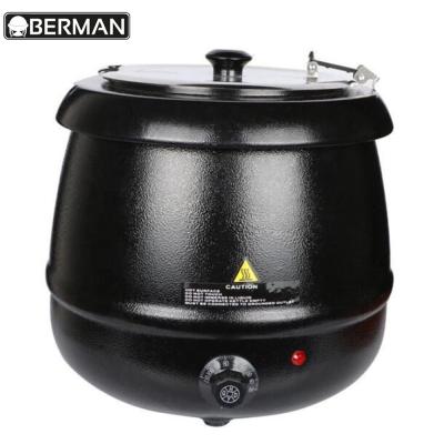 China Fashion Hotel Products Soup Container Bava Chafing Dish Electric Heater Disposable Soup Pots for sale