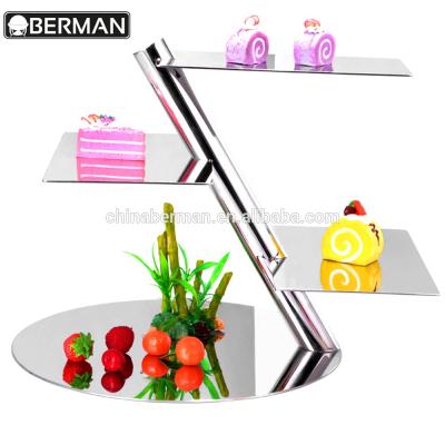 China Modern Fashion Catering Service Buffet Equipment List Stainless Steel Cafeteria Equipment Buffet Racks for sale