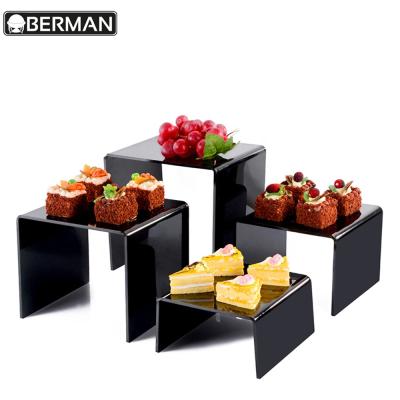 China Fashion Wedding Decoration And Acrylic Supplies Riser Display Stand For Food for sale