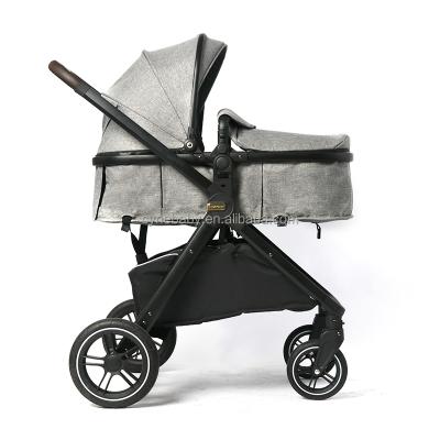 China Belecoo Baby Stroller Cynebaby Canvas Luxury Baby Stroller 2 In 1 With Baby Strollers OEM En1888 Customized Aluminum Frame for sale