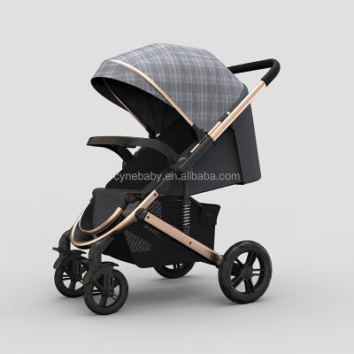 China Hot Selling Cotton Baby Pram China Baby Stroller OEM Customized Spring Frame Logo Time Clip Pcs Plastic for sale