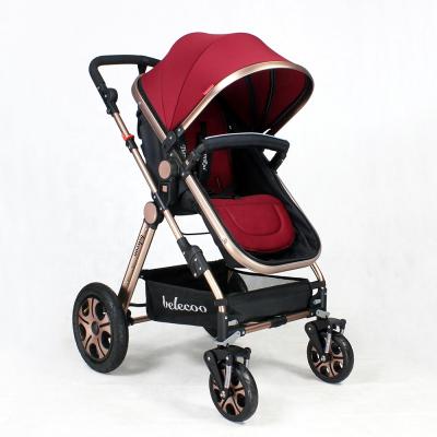 China High Quality Baby Stroller Canvas Stroller With Fully Enclosed And Windproof Canopy for sale