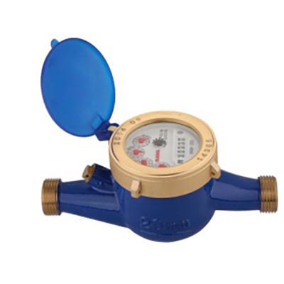 China DN25 Class B Brass Multi-jet High Performance High Performance Cold Body Dry Meter for sale