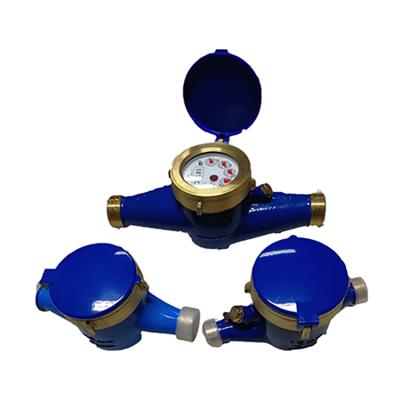 China High Performance DN15-50mm Body Brass Multi-jet Cold Water Dry Meter for sale