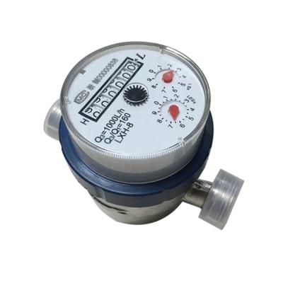 China High Performance ISO 4064 Class C Air Jet Dryer Brass Cold Dial Water Flow Meter Widely Used for sale