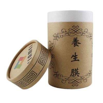 Chine Conteneur de empaquetage de cylindre de carton de thé de tube de papier de thé de catégorie comestible à vendre