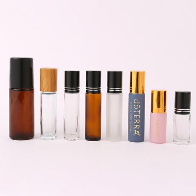 中国 ガラス香水のローラー球はタケか木のふた5ml 10ml 15mlをびん詰めにする 販売のため