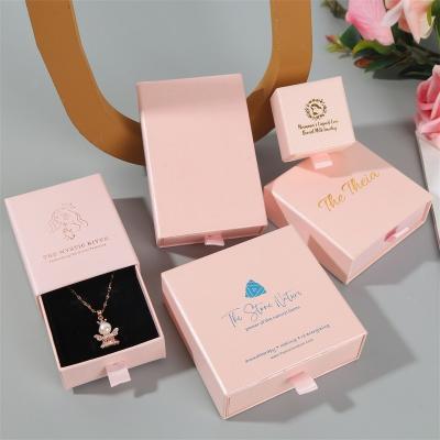 China Ecofriendly Small Drawer Gift Jewelry Packaging Box Paper Custom Printed Luxury à venda