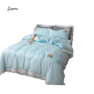 China Cheap Wholesale European and American Style Sheet Comforter Cover Sets Customized Bed Sheets Bedding Set Comforter Set for sale