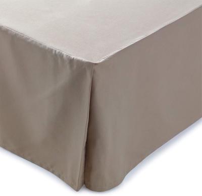 China Sand Microfiber Bed Skirt Dust Ruffle Nondisposable Classic Tailored Styling 16