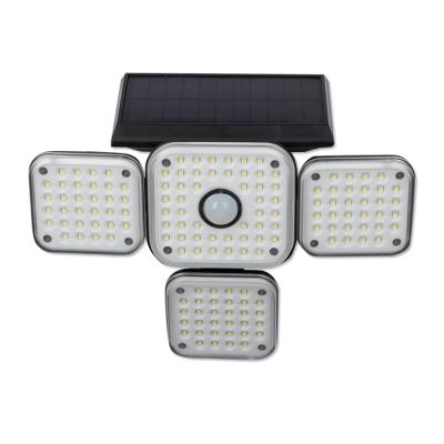 China Best residential solar powered motion security light pir outside wall lights for sale