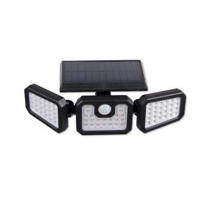 China 2021 Residential Battery Operated Security Lights 74pcs SMD Led Outdoor Wall Motion Lights With Solar for sale