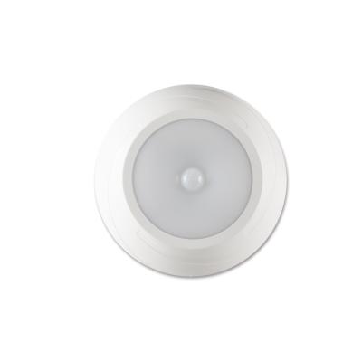 China Residential Portable Round Shaped Energy Efficient Motion Sensor Lights Motion-Activated Wireless 24 LED Night Light Cabinet Lights for sale