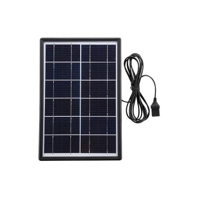 China Toys Wholesale Good Price Glass Case 6W 6V Plastic Laminated Small Size Solar PV Panel for sale