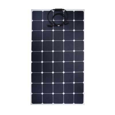 China 20A high efficiency 150 watt sunpower solar panels flexible camping use made by sunpower solar cell for sale